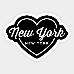 New York New York Love Sticker